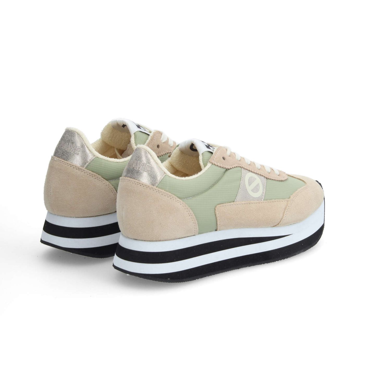 FLEX M JOGGER W - SUEDE/SDE/NYLON - BEIGE/NUDE/VERDE OLIVA